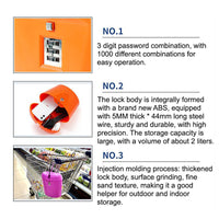 Portable Safe Box 2L 3-Digit Combination Lock